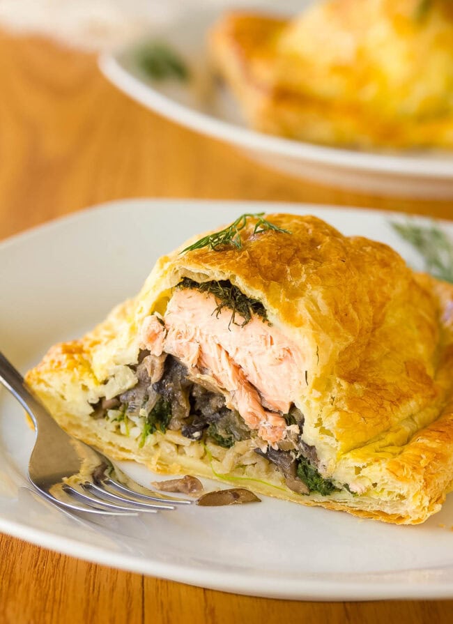 Salmon Coulibiac  Salmon Wellington  - 42