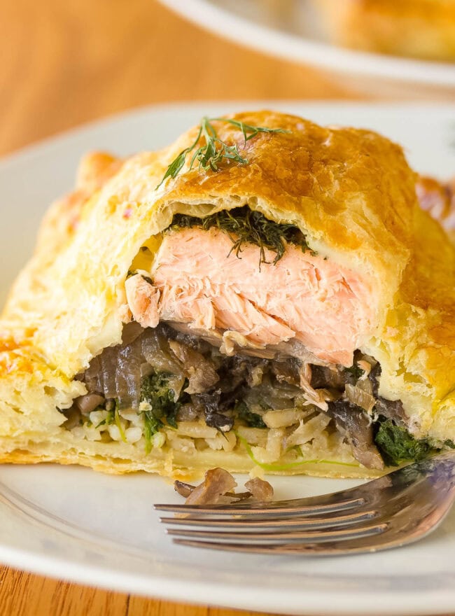 Salmon Coulibiac  Salmon Wellington  - 44