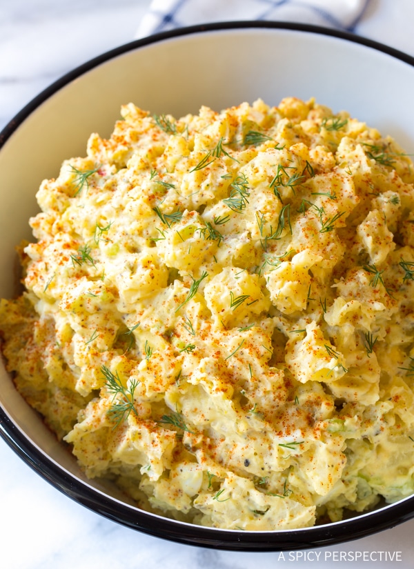 How To Make The Best Potato Salad Recipe (Mom's Recipe) #ASpicyPerspective #easter #potatosalad