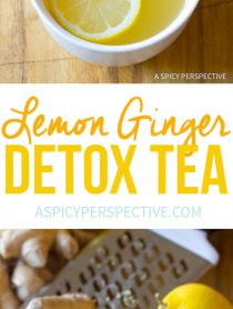 The Best Lemon Ginger Detox Tea Recipe