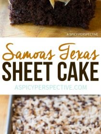 Samoas Texas Sheet Cake - 11