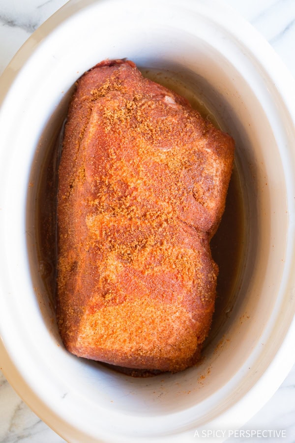 5-Ingredient Southern Slow Cooker Pulled Pork - A Spicy Perspective