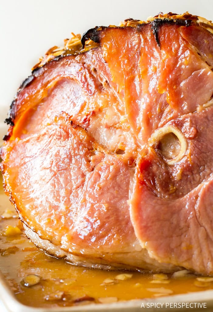 Almond Crusted Baked Ham with Apricot Glaze A Spicy Perspective