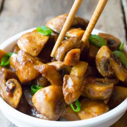 Asian Stir Fried Mushrooms Recipe