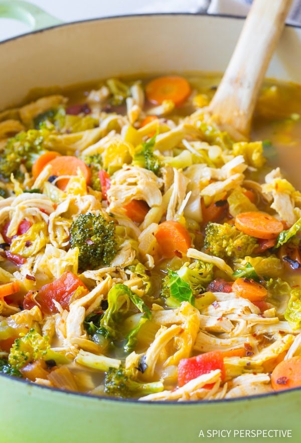 Detox Southwest Chicken Soup Recipe Video A Spicy Perspective