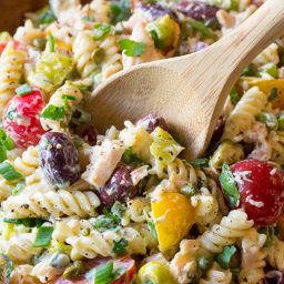 Tuna Pasta Salad with Olives and Capers Recipe