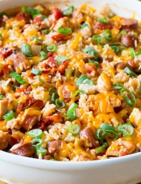 Cheesy Cajun Chicken and Rice Casserole Recipe