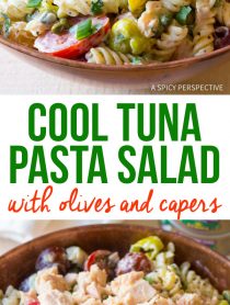 Cold Tuna Pasta Salad with Olives and Capers Recipe