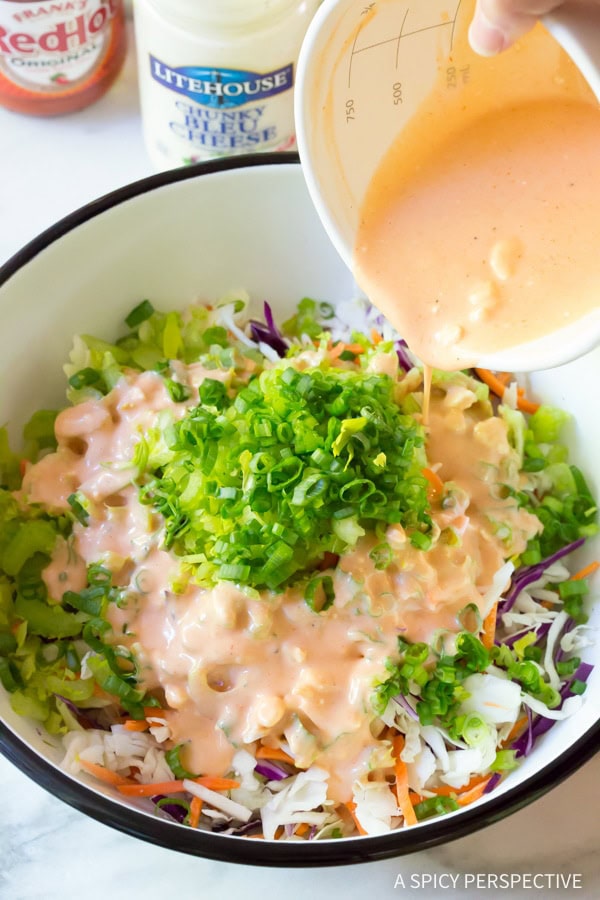 Buffalo Blue Cheese Coleslaw A Spicy Perspective