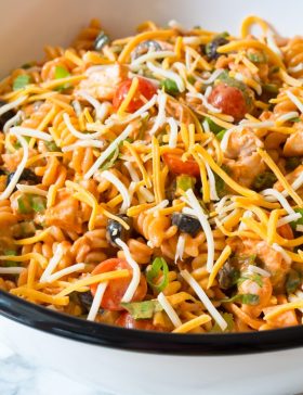 Cool Chicken Taco Pasta Salad Recipe #best #mexican #summer