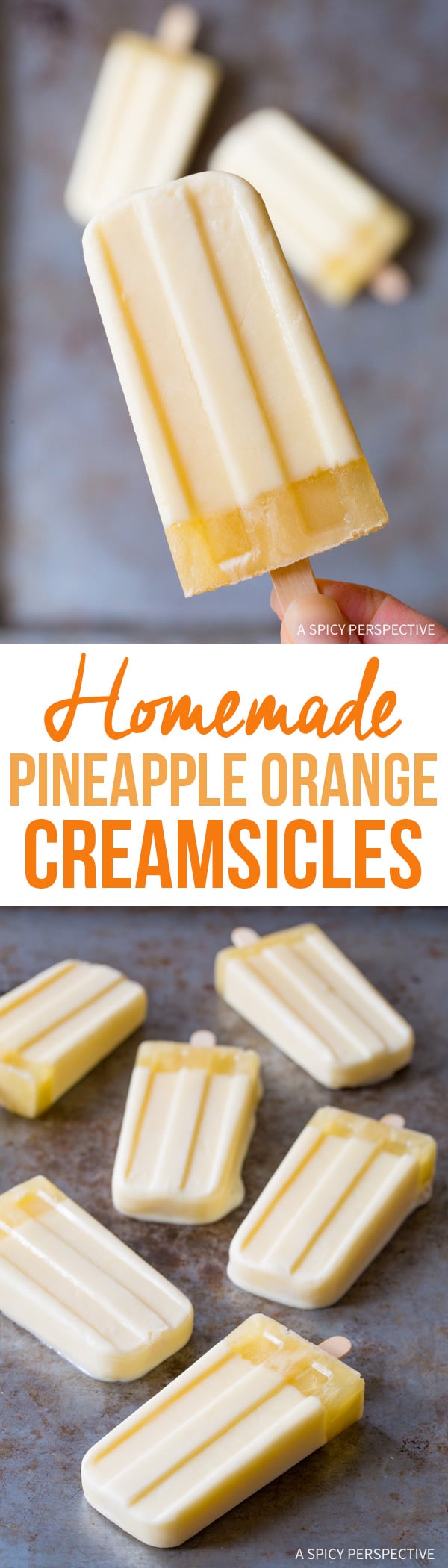 homemade pineapple orange creamsicle recipe