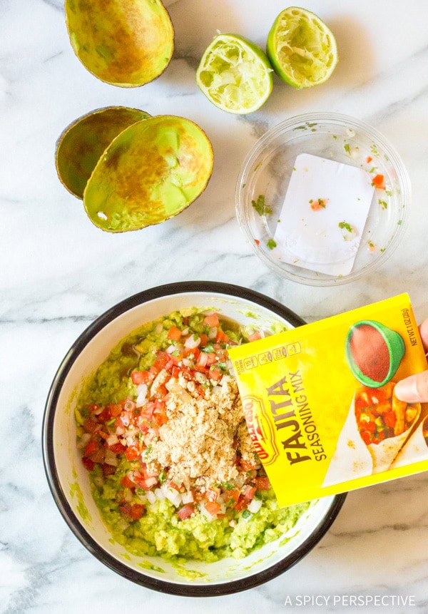 Magic 4Ingredient Fajita Guacamole A Spicy Perspective