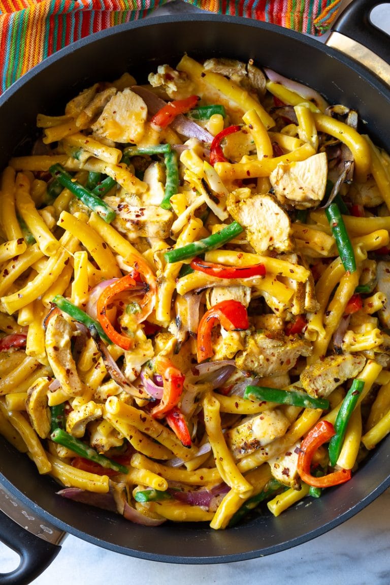 Jamaican Chicken Rasta Pasta Recipe (VIDEO) A Spicy Perspective