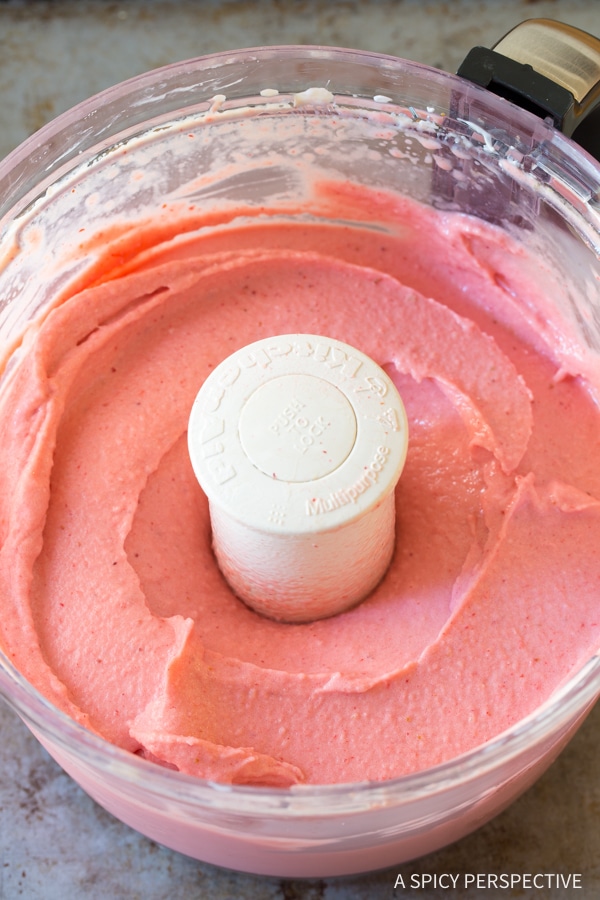 Easy and Healthy 5-Minute Strawberry Pineapple Sherbet Recipe