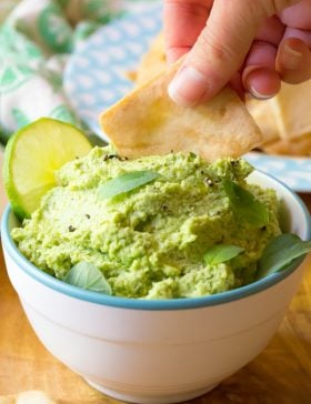 Creamy Avocado Edamame Hummus Recipe - Low Carb, Gluten Free, Vegan, Protein-Packed and Delicious!