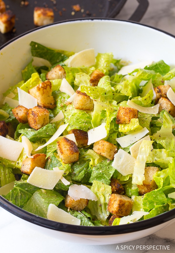 The Best Steakhouse Caesar Salad Ever!