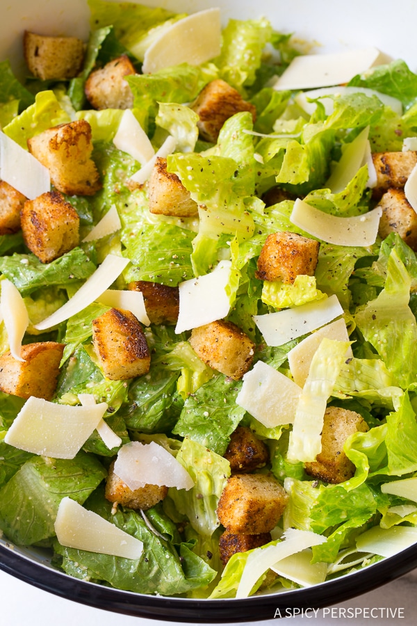Must Make! The Best Steakhouse Caesar Salad Recipe Ever!