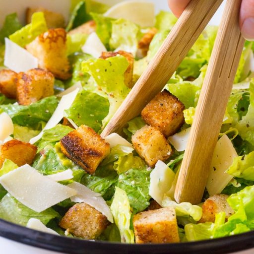 Caesar Salad Recipe (SteakhouseStyle) A Spicy Perspective