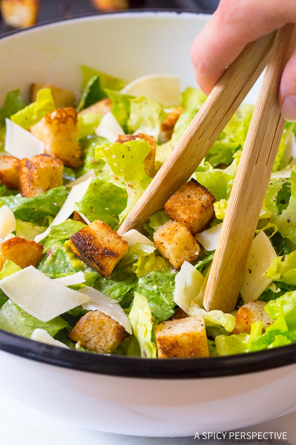 The Best Steakhouse Caesar Salad Recipe