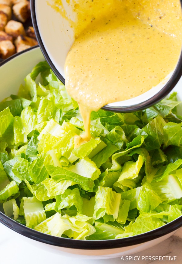 Perfection! The Best Steakhouse Caesar Salad Recipe Ever!