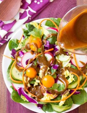 3-Ingredient Almond Butter Balsamic Vinaigrette Recipe