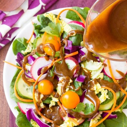 3Ingredient Almond Butter Balsamic Vinaigrette A Spicy Perspective