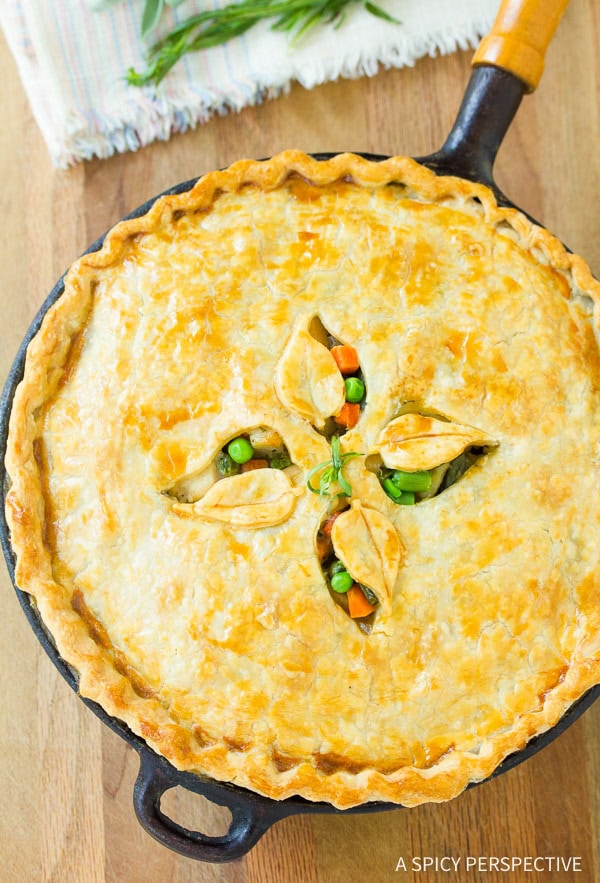 Skillet Turkey Pot Pie  Video  - 1