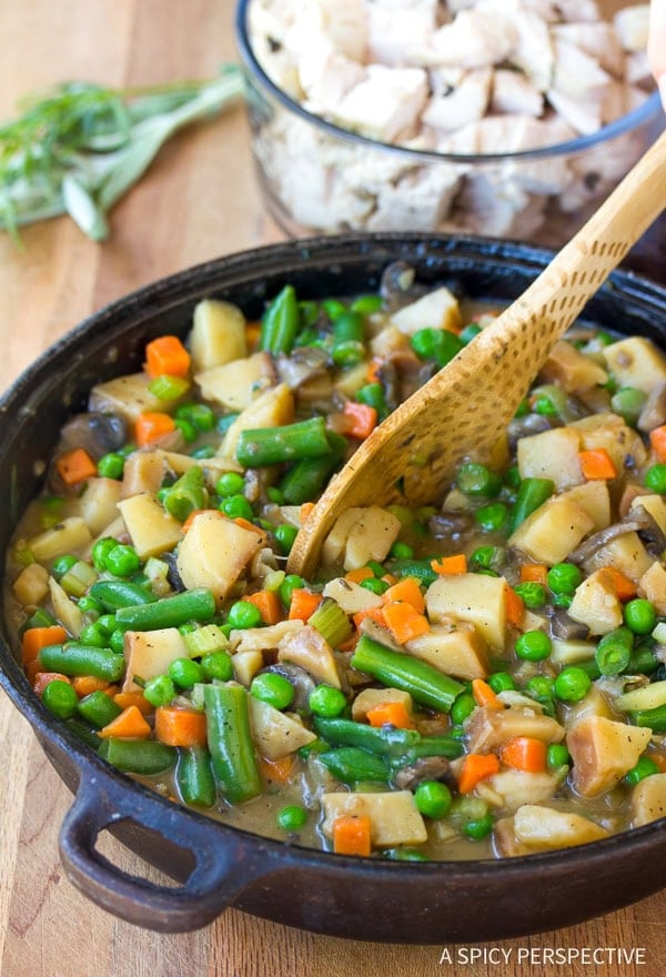 Skillet Turkey Pot Pie  Video  - 3
