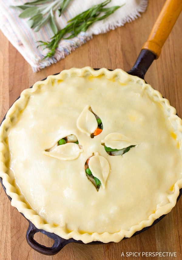 Skillet Turkey Pot Pie  Video  - 46