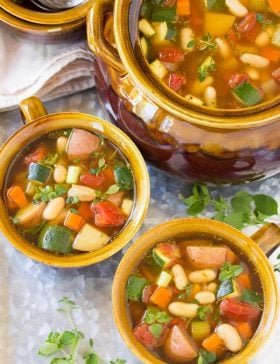 Tomato Potato White Bean Soup Recipe