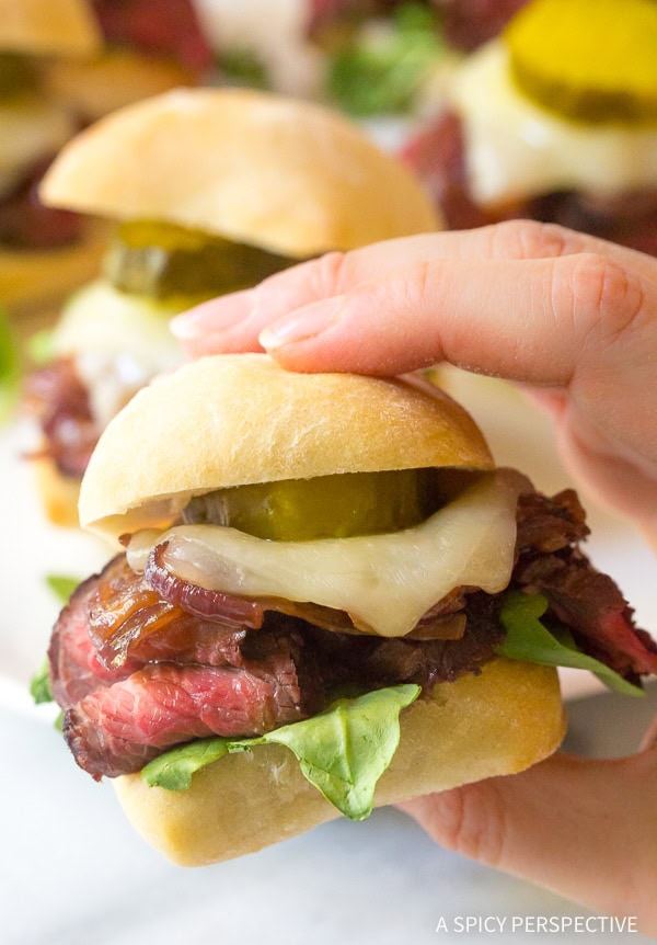 Grilled French Onion Steak Sliders A Spicy Perspective