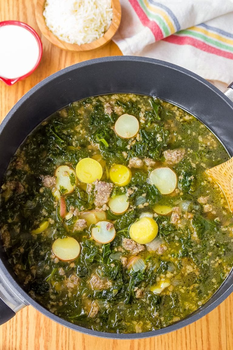 Light Zesty Sausage and Kale Soup Recipe A Spicy Perspective