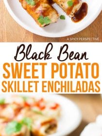 Black Bean Sweet Potato Skillet Enchiladas - 23