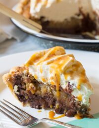 Bourbon Derby Pie with Salted Caramel Whipped Cream Recipe
