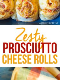 Zesty Prosciutto Cheese Rolls Recipe