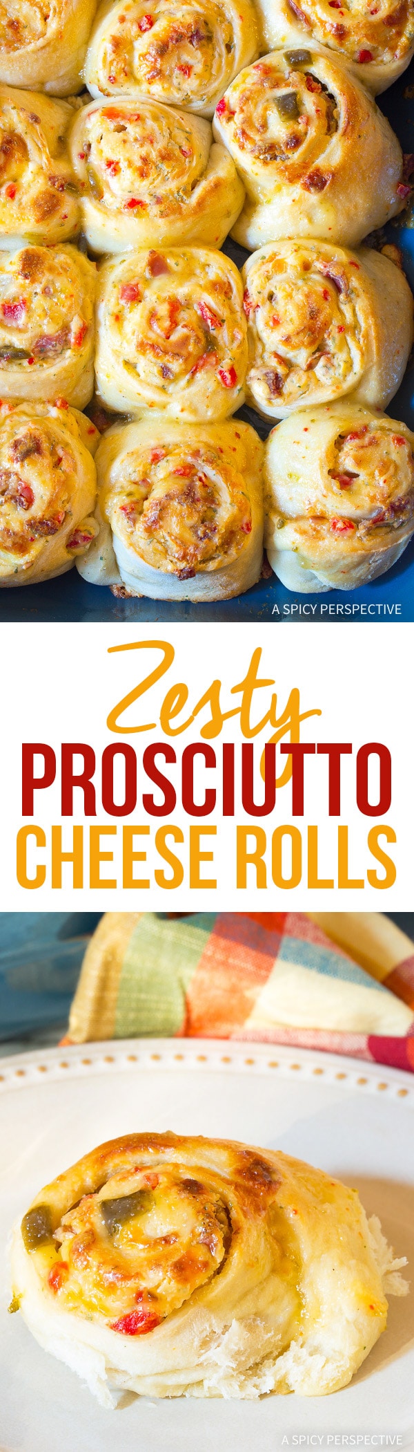 Zesty Prosciutto Cheese Rolls Recipe