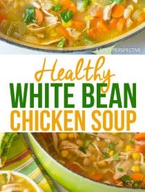 Lean Healthy Chicken White Bean Soup Recipe