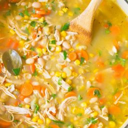 Healthy Chicken White Bean Soup Recipe