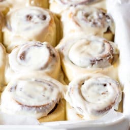 Cream Cheese Frosting #ASpicyPerspective #CinnamonRolls #CinnamonRollRecipe #HowtoMakeCinnamonRolls #Cinnabon #Dessert #Breakfast #Cinnamon #Homemade