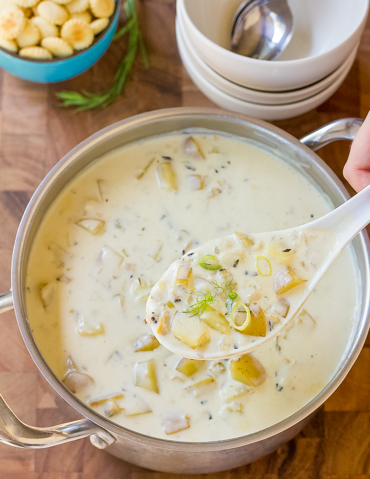 winter soup (Clam Chowder)
