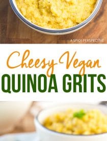 The Best Cheesy Vegan Quinoa Grits Recipe