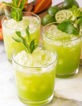 Cucumber Ginger Mint Agua Fresca Mocktail Recipe