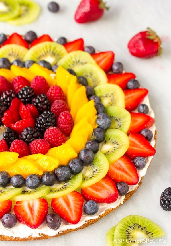 Gluten Free Vegan Fruit Pizza - 83