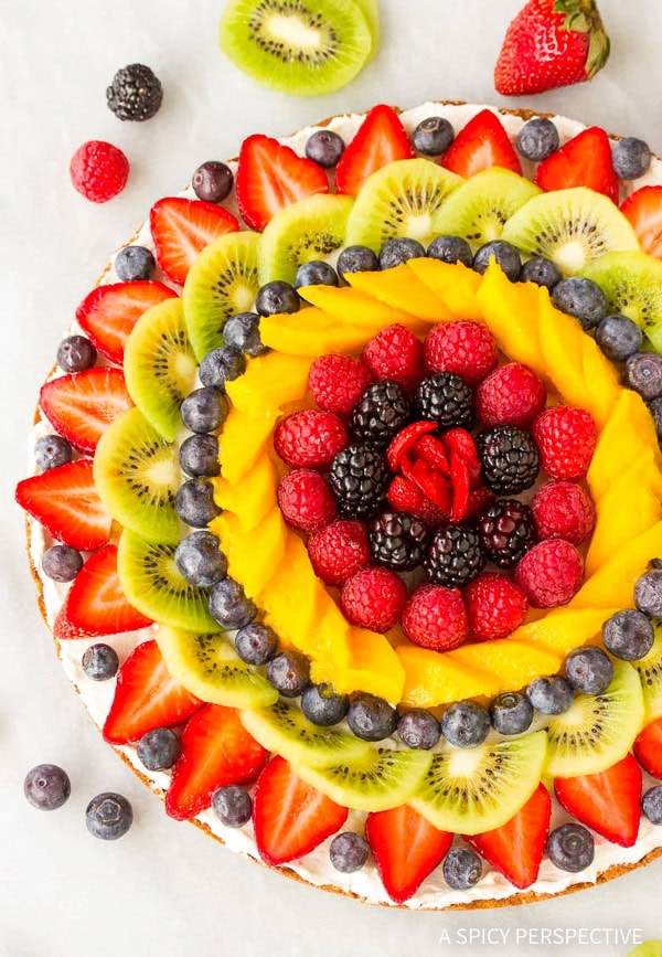 Gluten Free Vegan Fruit Pizza - 5