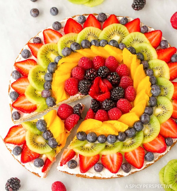 Gluten Free Vegan Fruit Pizza - 31