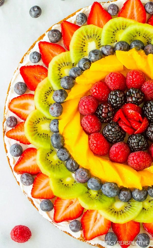 Gluten Free Vegan Fruit Pizza - 13