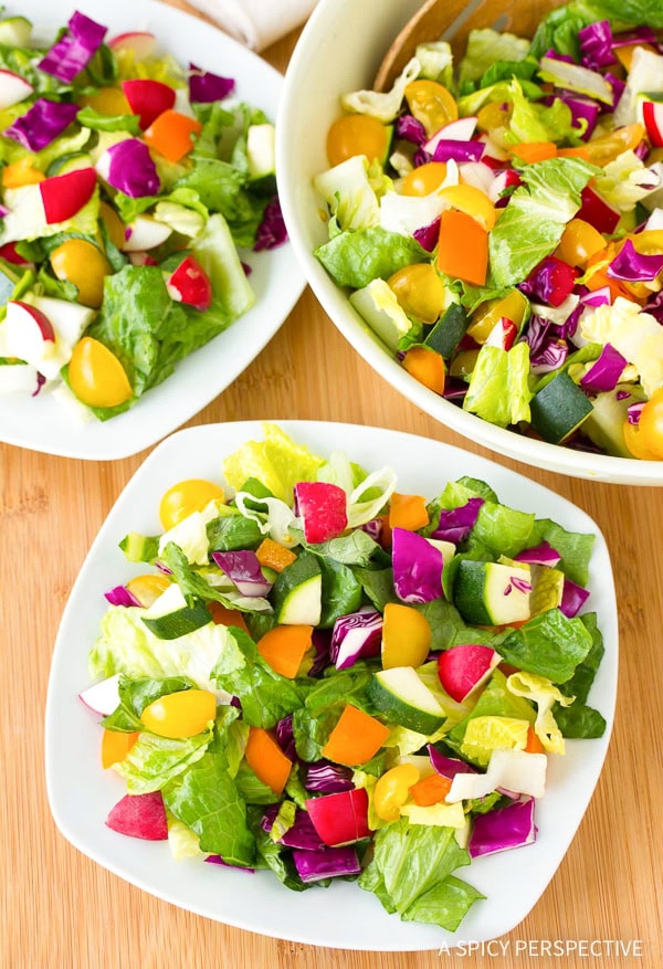 Healthy Rainbow Chopped Salad A Spicy Perspective