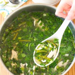 Lean Green Chicken Soup Recipe (Gluten Free, Dairy Free, Low Carb & Paleo!)
