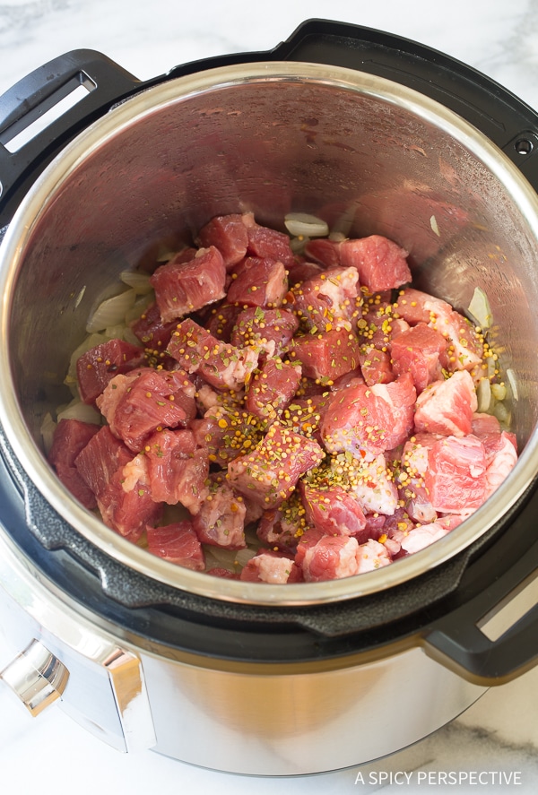 Cooking Pressure Cooker Corned Beef Cabbage Irish Stew Recipe (Instant Pot for Saint Patrick's Day!)