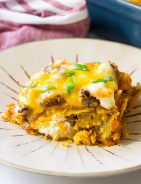 Cool Ranch Taco Lasagna